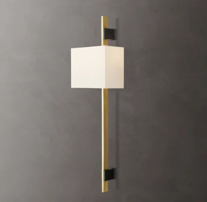 Vela Box Bar Sconce - Box Shade, Bedroom Wall Sconce, detail 21