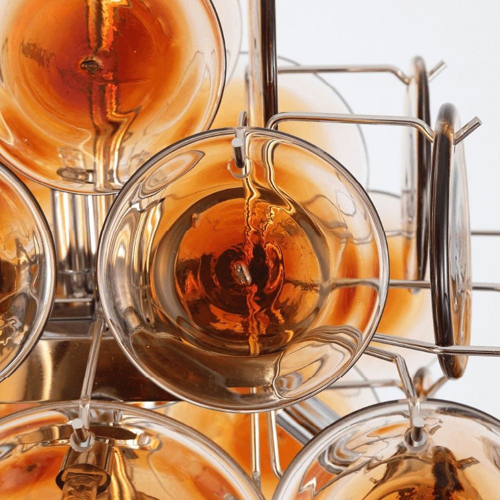 glass chandelier shown as a main product image for dining rooms
