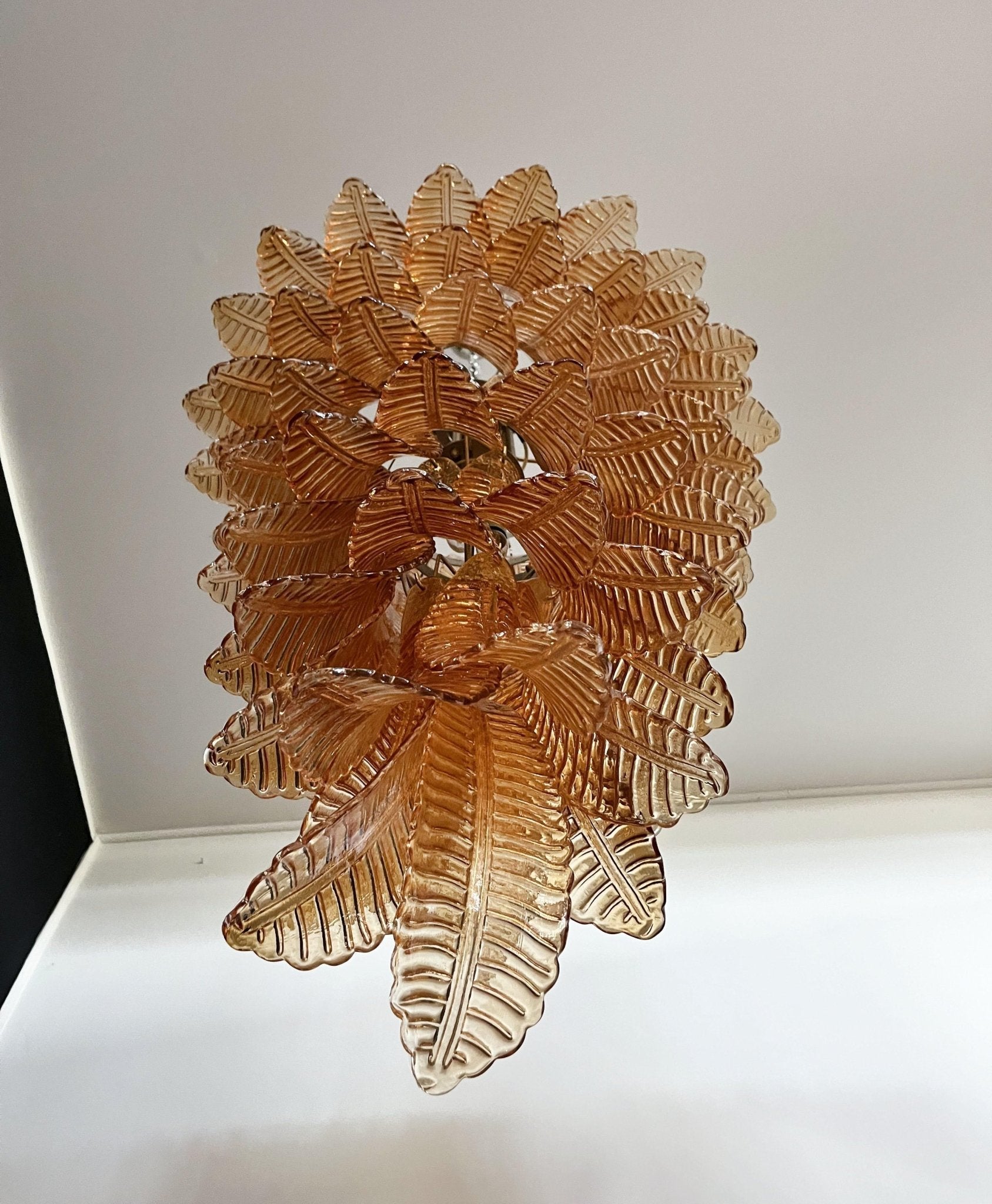 Rosalind Murano Amber Chandelier