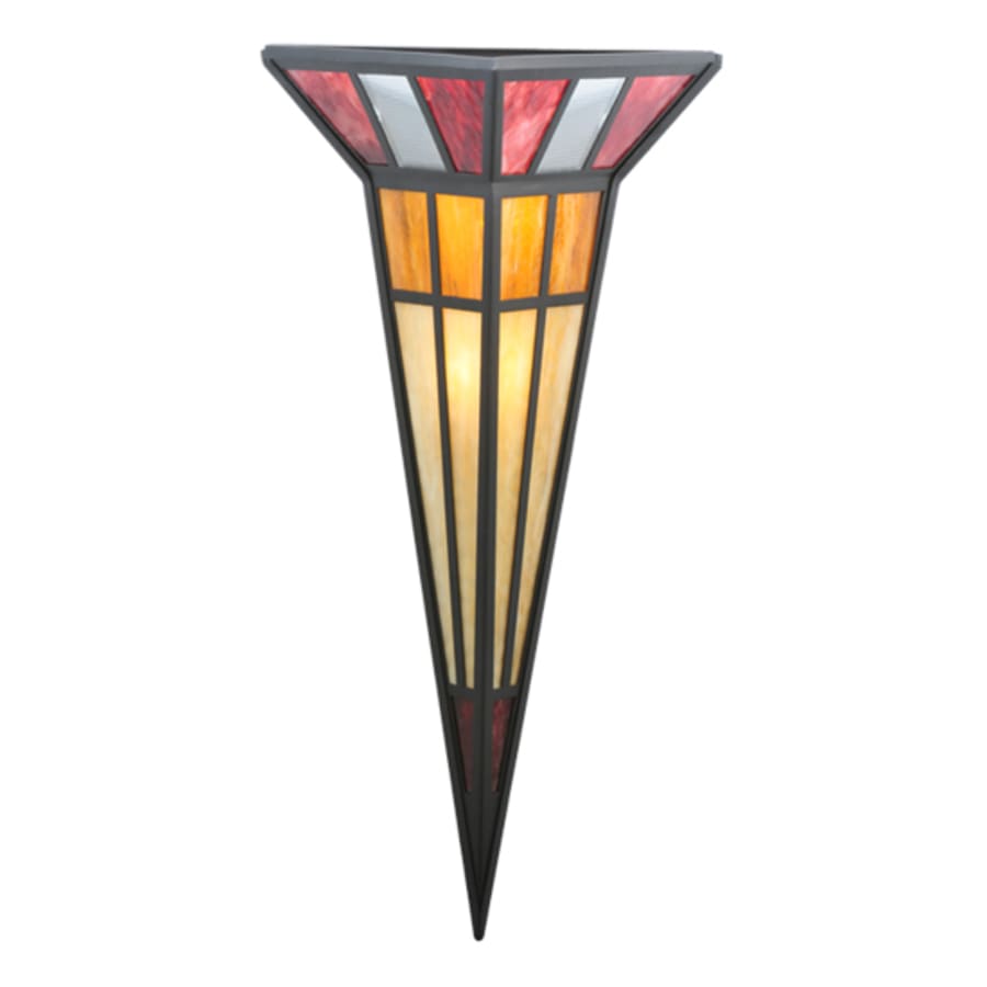 Polaris 2-Light Wall Washer with Tiffany Glass