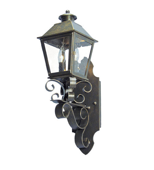 Adonia 2-Light 24.00" Golden Bronze Wall Sconce front view
