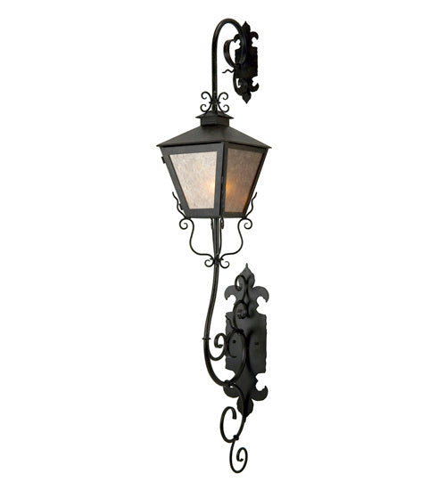 Catalonia 1-Light 66.00" Coffee Bean Wall Sconce front view