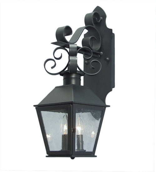 Cadence 2-Light 22.00" Blackwash Wall Sconce front view