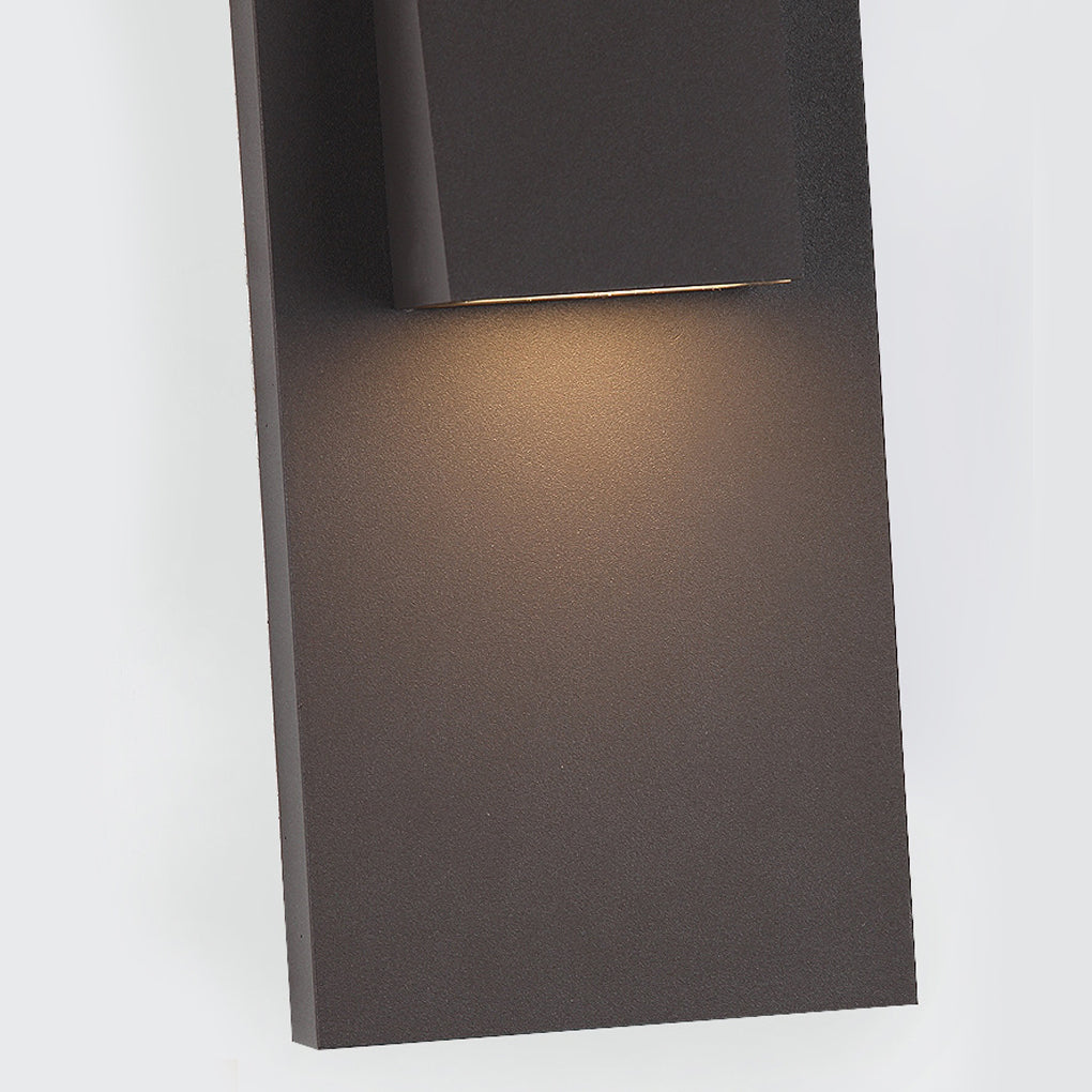 Rectangle Waterproof LED Black Contemporary Exterior Wall Light, Outdoor Wall Light, detail 11