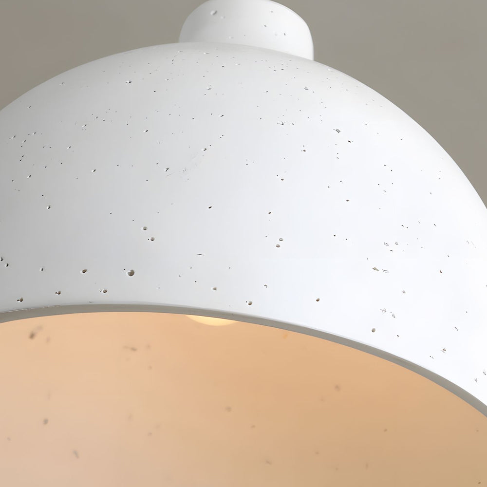 Modern Adjustable Resin Bowl Pendant Lamp detail view 8