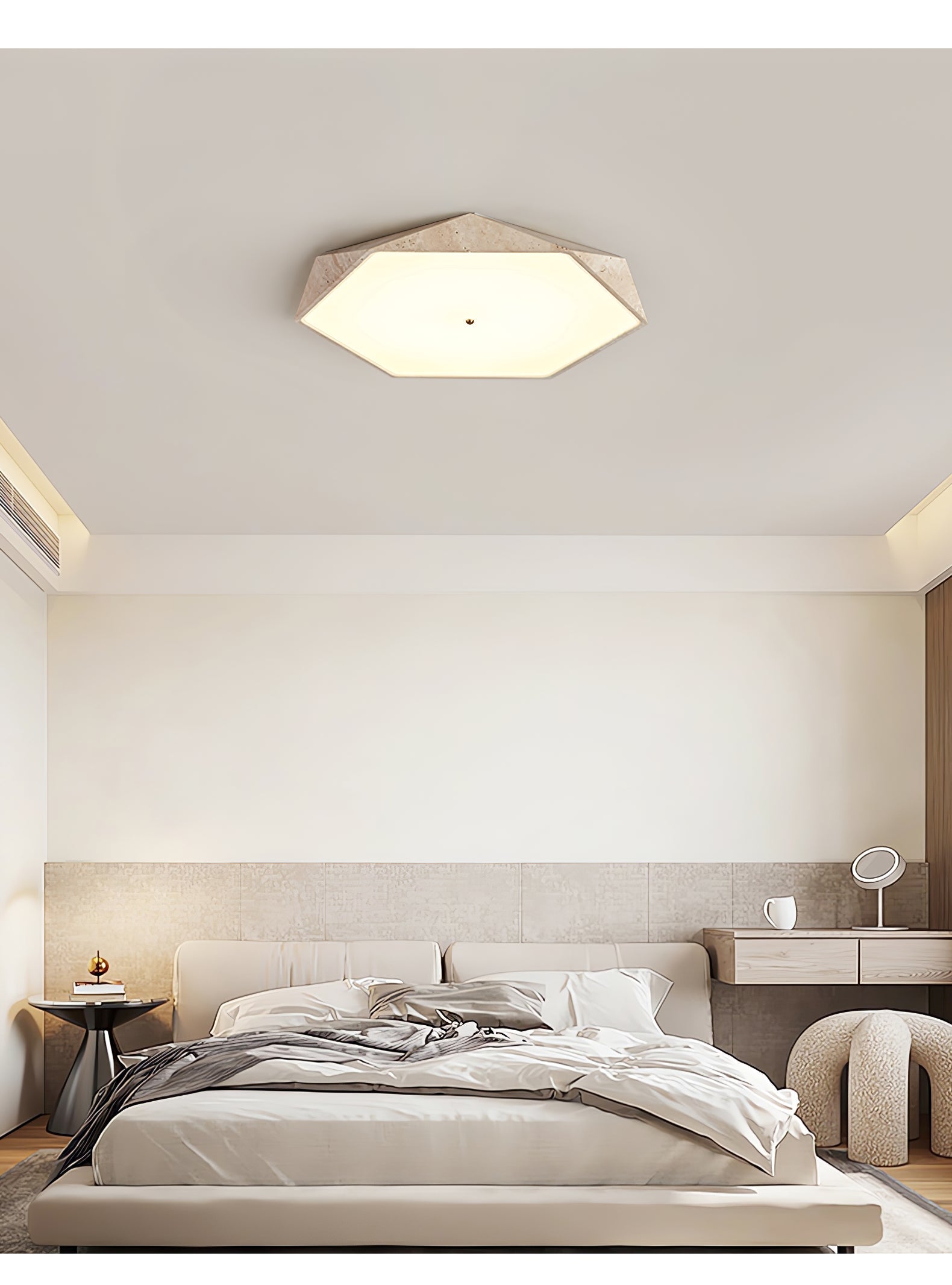 Lunarc Stone Ceiling Light