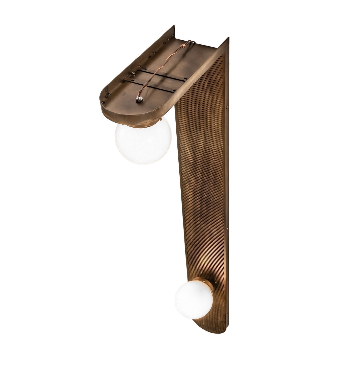 Sanderson 2-Light 48.00" Antique Copper LED Wall Sconce detail view 5