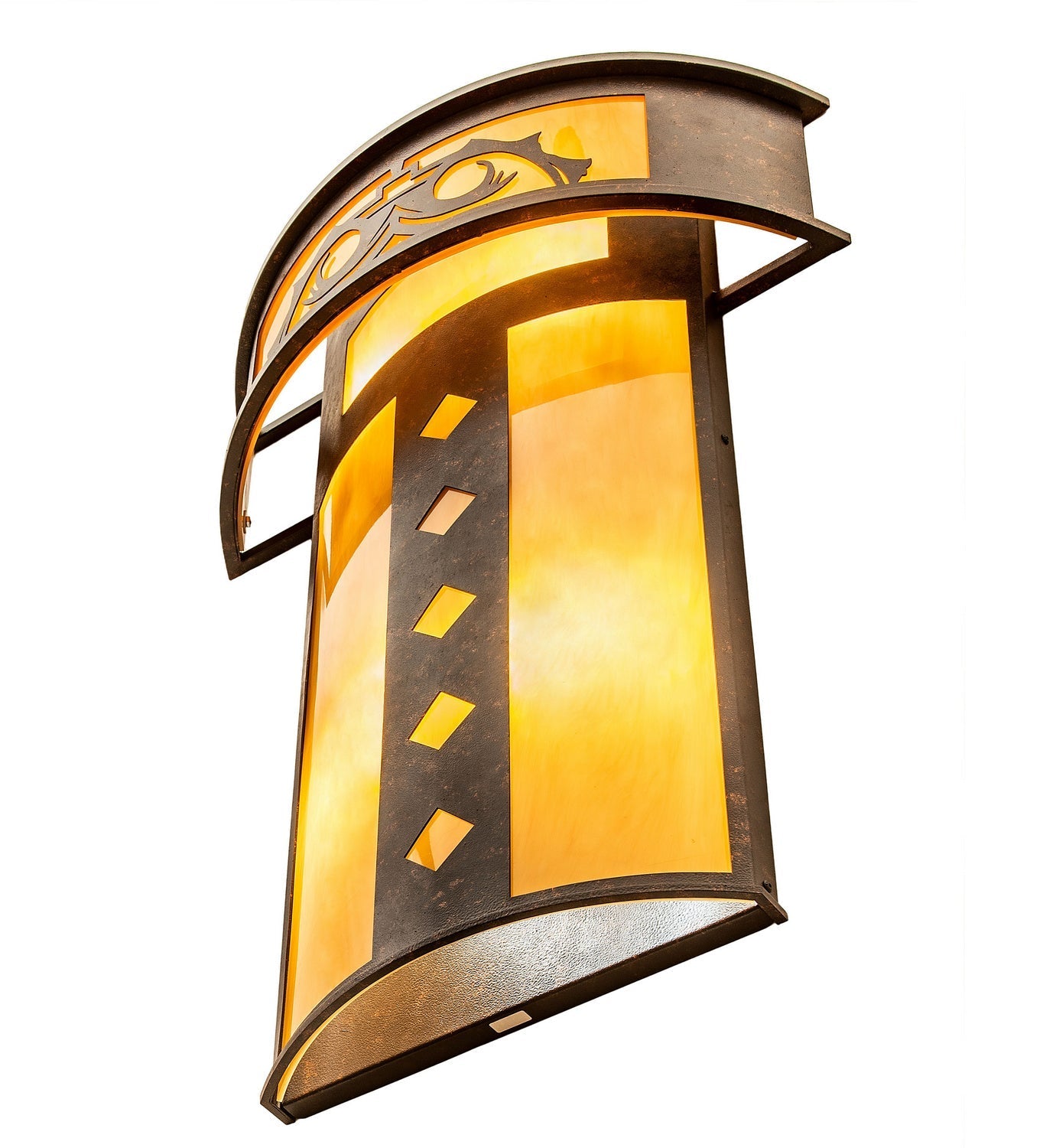 Tiara 4-Light 34.00" Copper Rust Wall Sconce detail view 5
