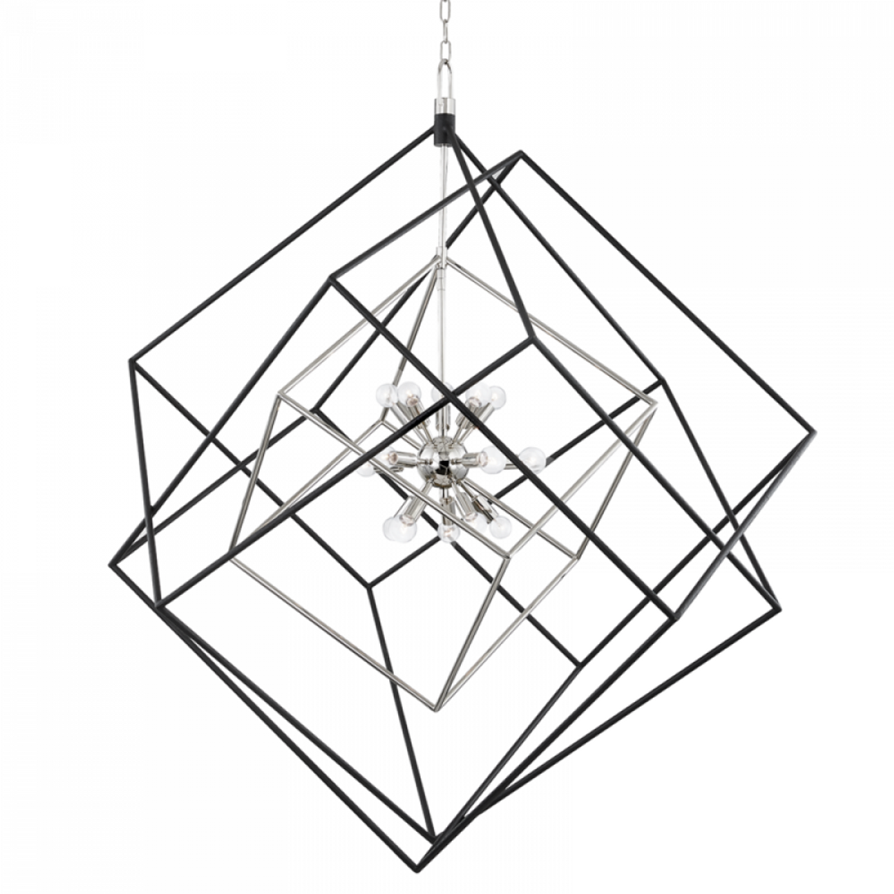 Crossing Waves Pendant, 1-Light, Standard Height, LED