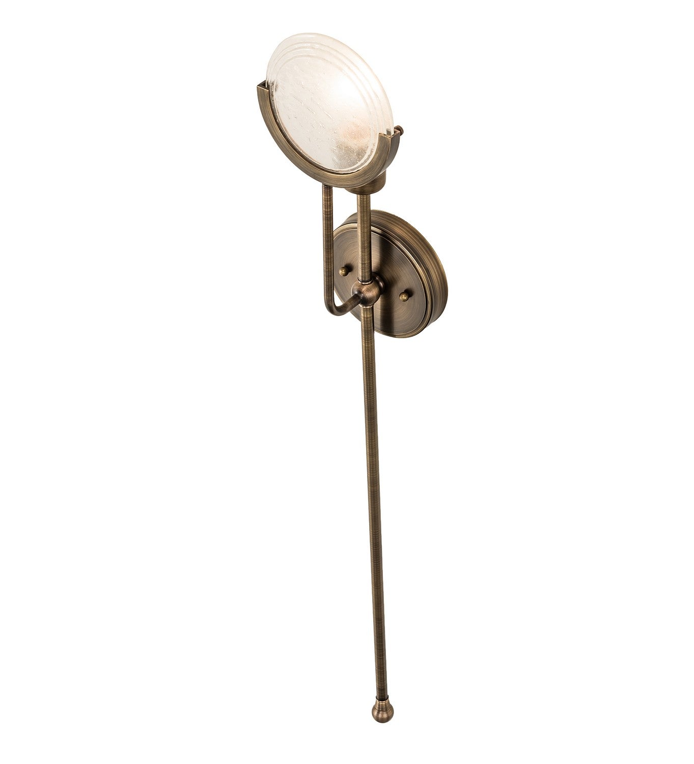 1-Light 36.00" Highlighted Craftsman Brown LED Wall Sconce front view