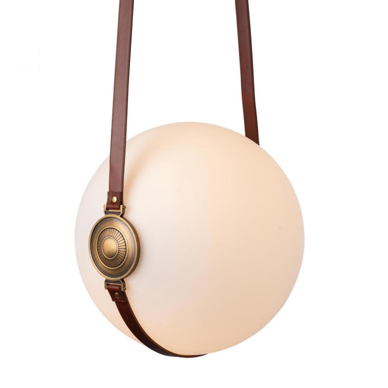 Derby Pendant, 1-Light, Standard Height, LED, Black, Opal Glass, 14"W (131042-LED-STND-10-27-LC-NL-GG0680 5D3KJZ)