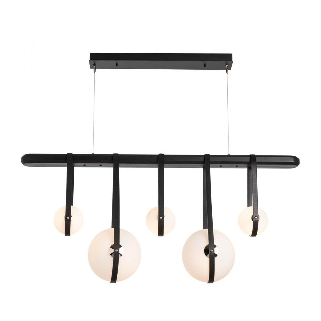 Derby Pendant, 5-Light, Standard Height, LED, Black