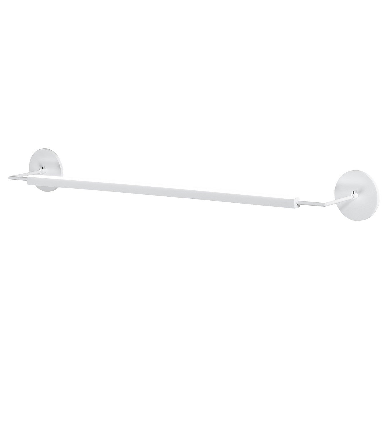 5.00" Gloss White LED Wall Sconce front view