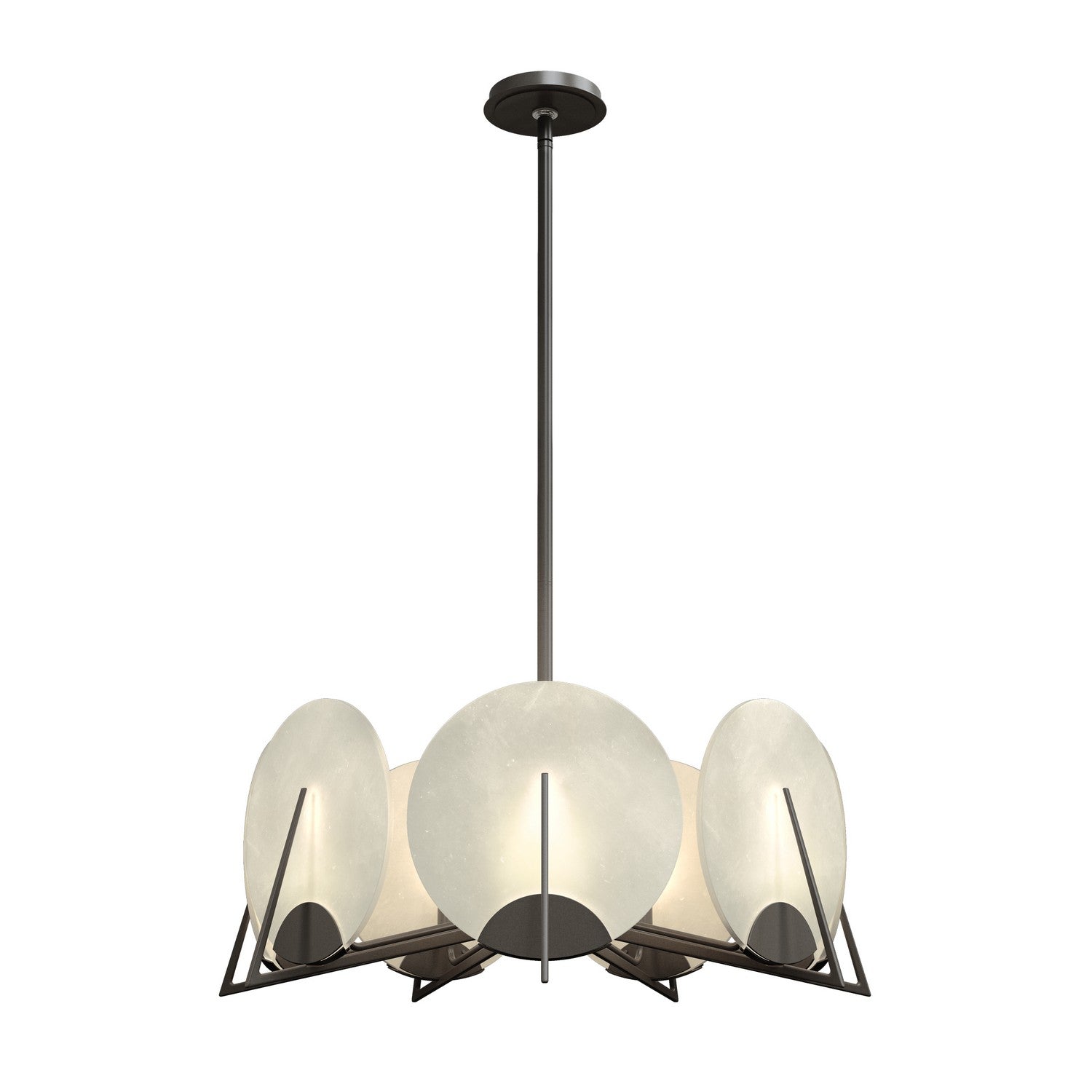 Callisto Seven Light Pendant Dark Smoke