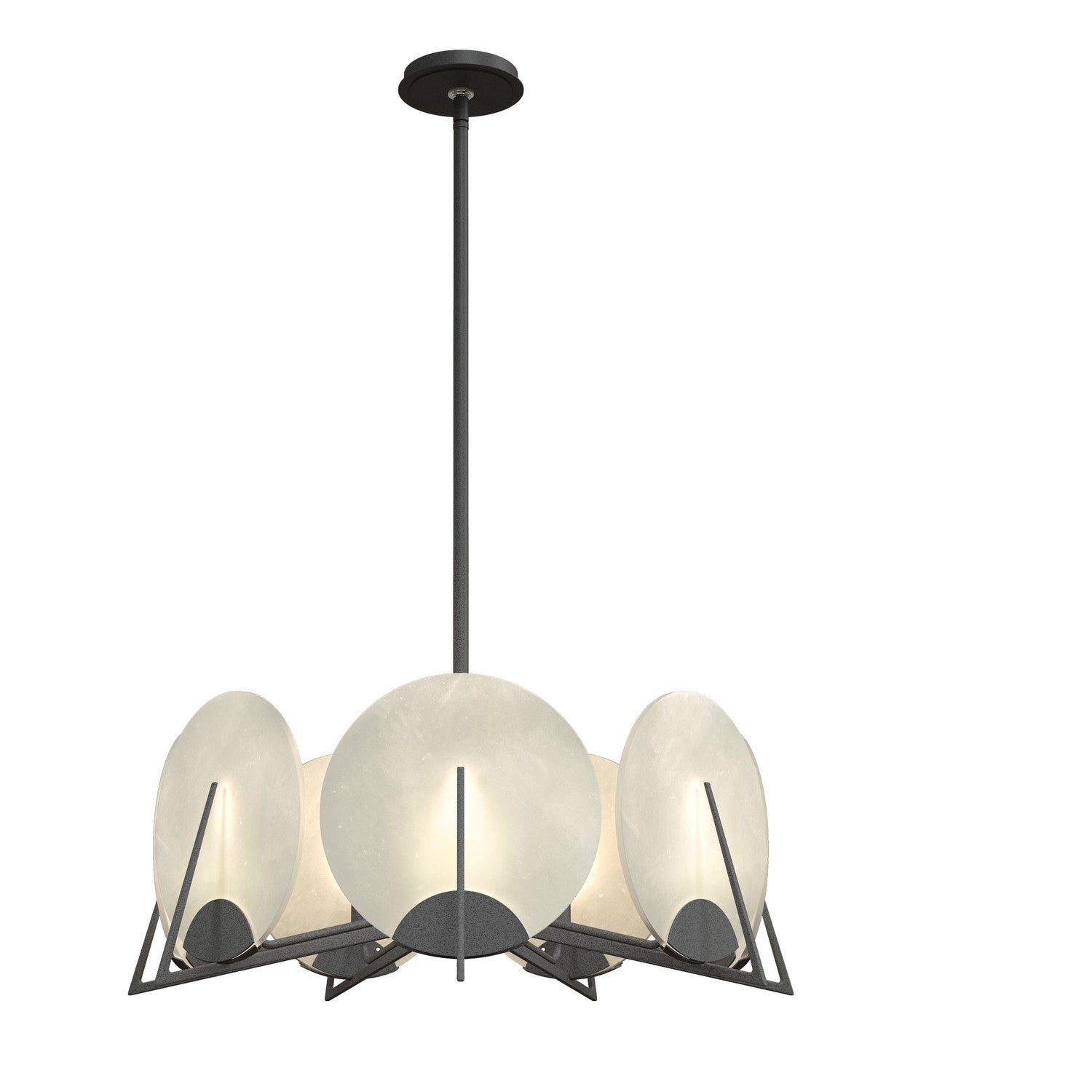 Callisto Seven Light Pendant Natural Iron