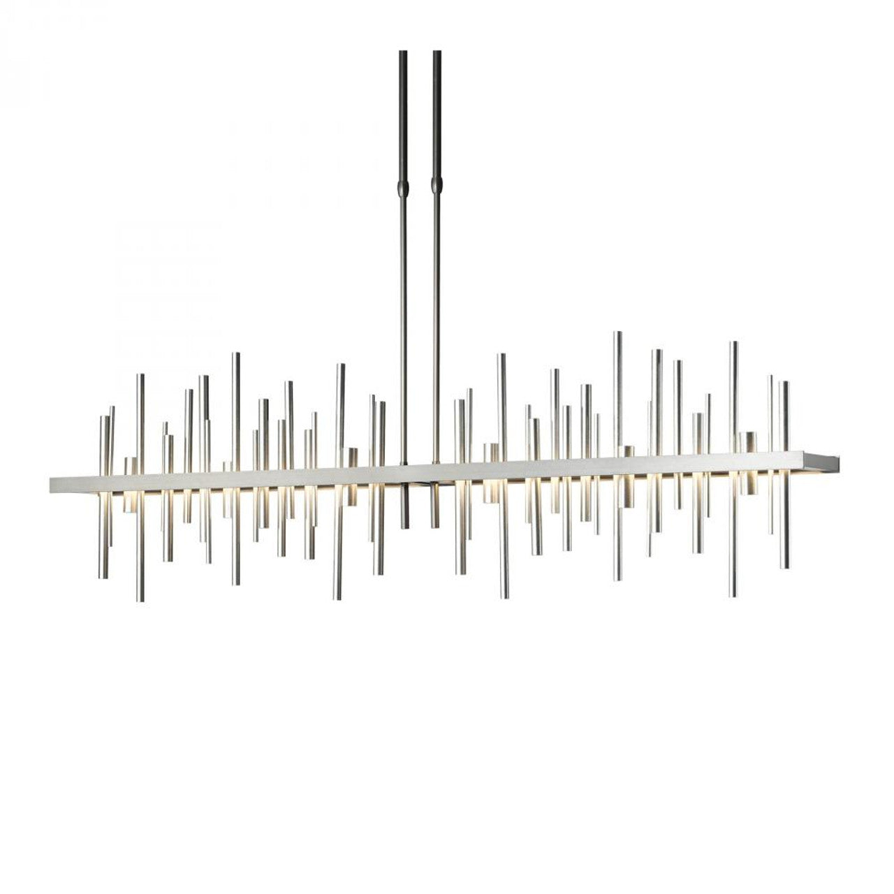 Abacus Pendant, 4-Light, Standard Height, LED, Natural Iron, Abacus Opal Glass, 19.8"W (139052-LED-STND-20-GG0694 5D6W0Q)