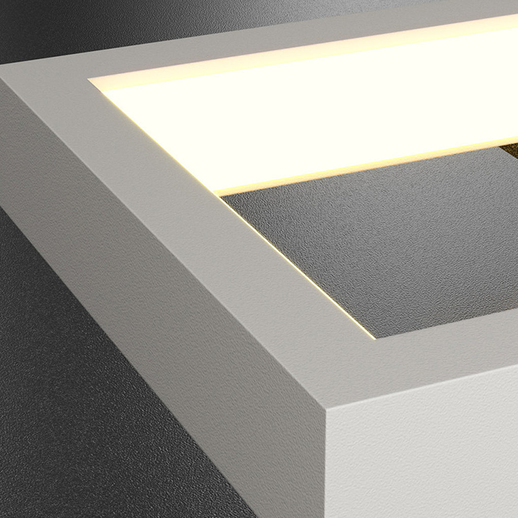 Rectangular Three-color Light LED Nordic Wall Sconce