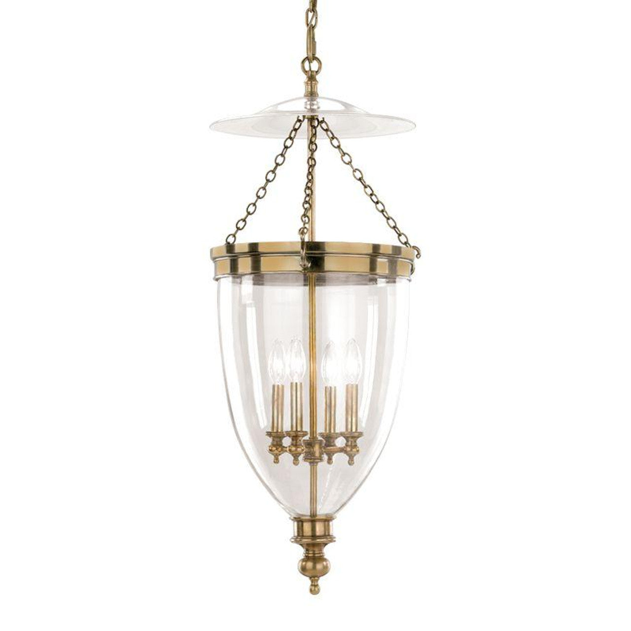Aerial 5-Light, Short Height, Soft Chandelier