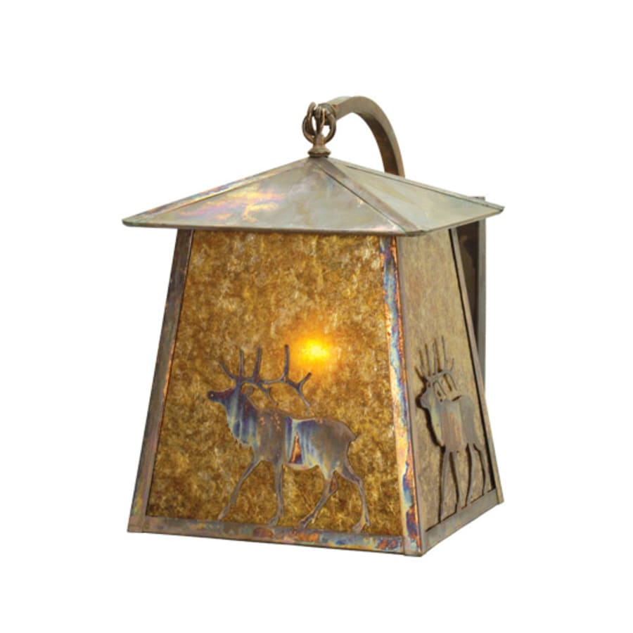 14" Wide Single Light Lantern Wall Sconce