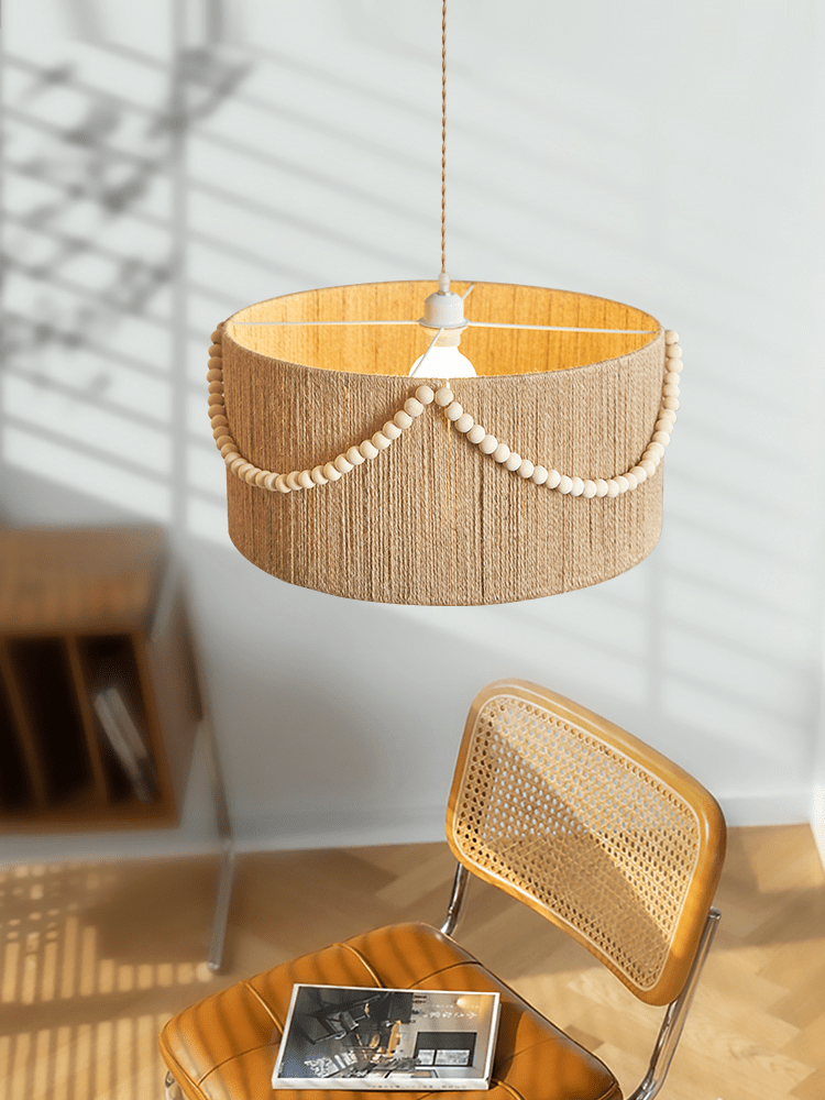 Beaded Boho Pendant Lamp detail view 7