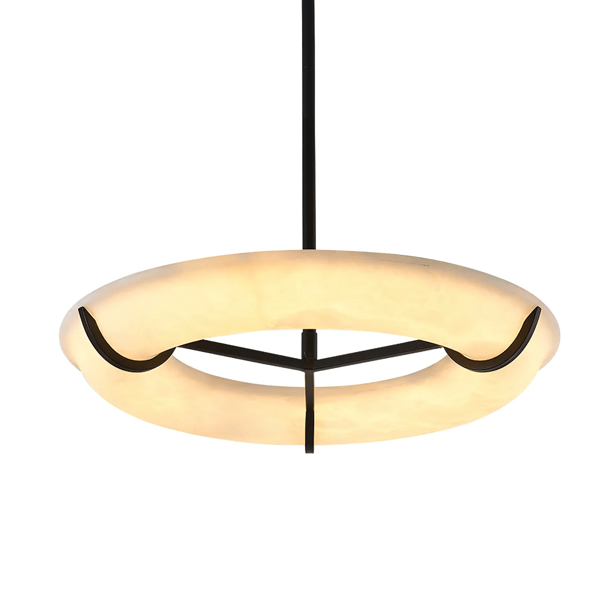 Carve Alabaster Chandelier