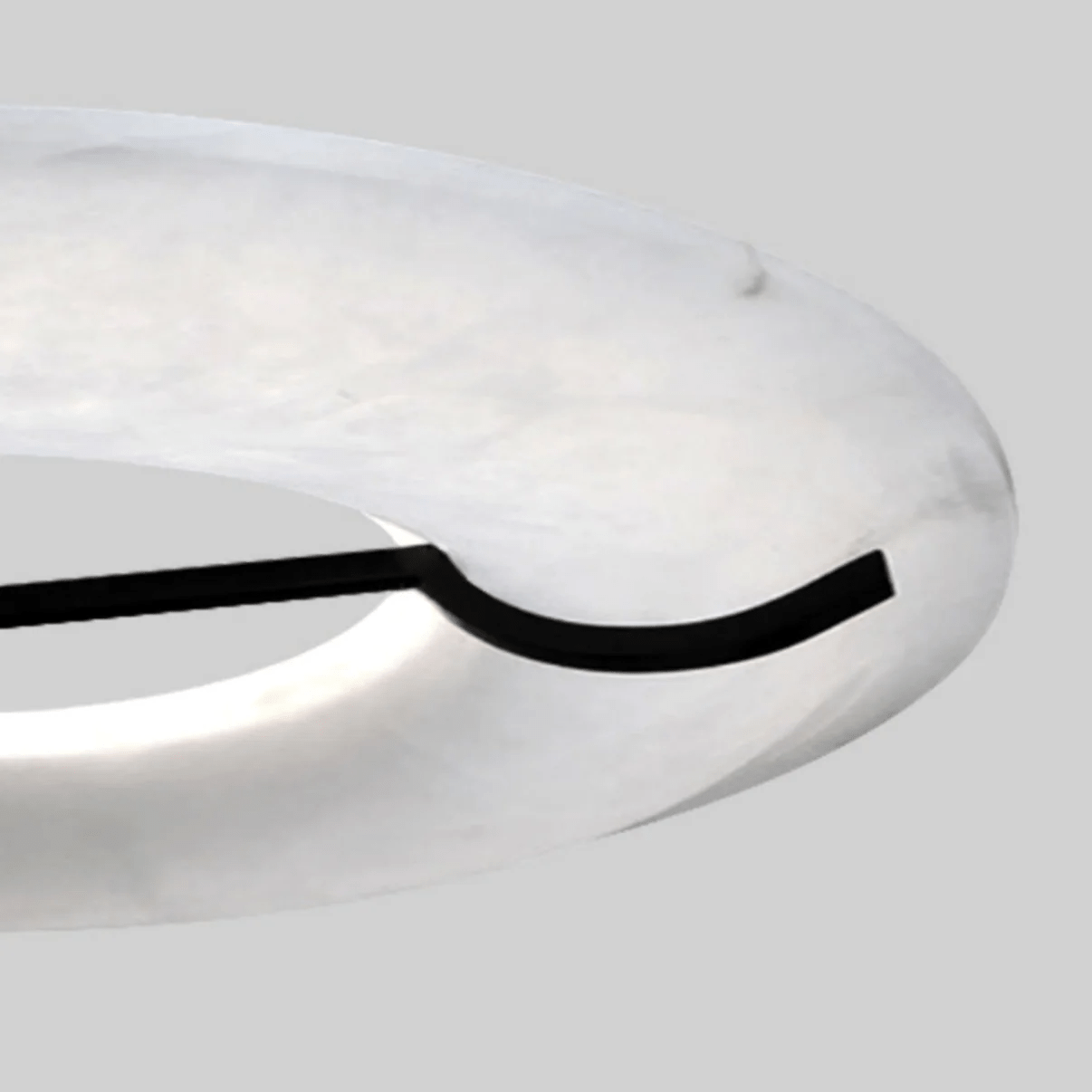 Carve Alabaster Chandelier