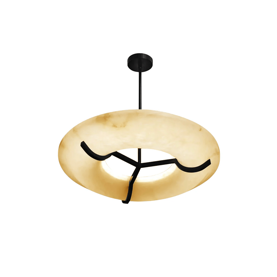Carve Alabaster Chandelier