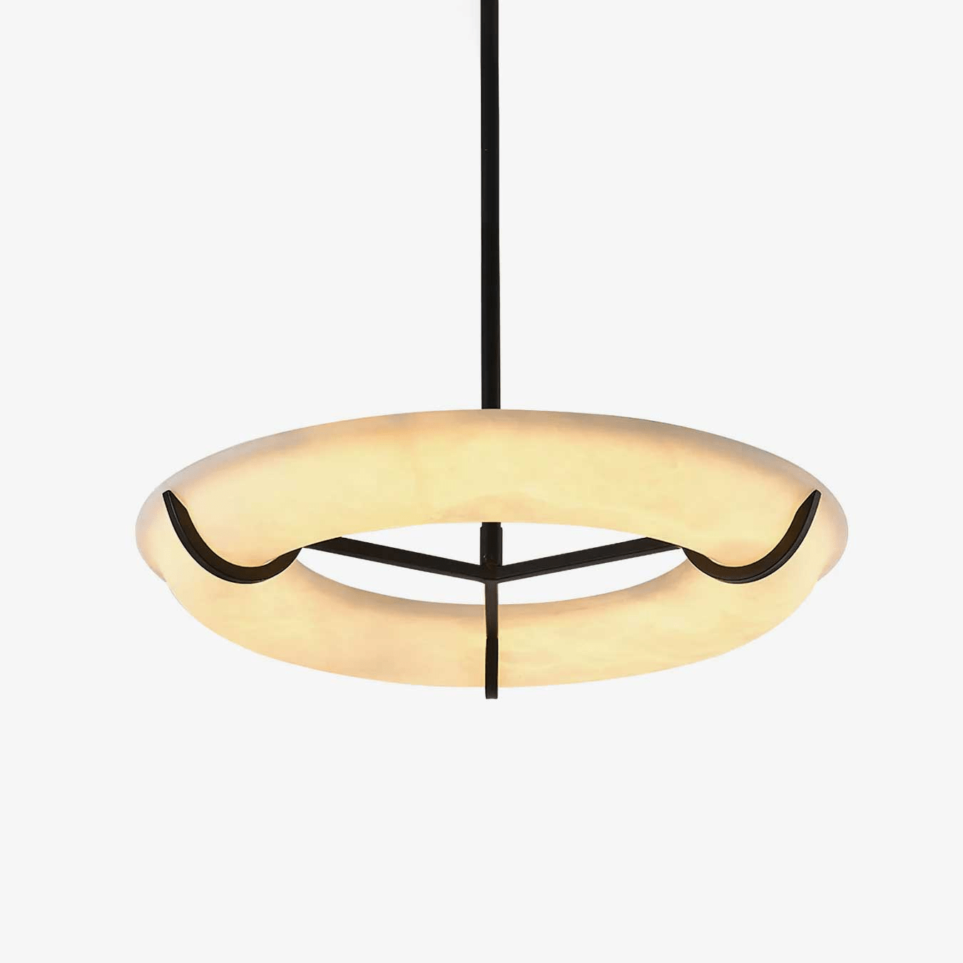 Carve Alabaster Chandelier