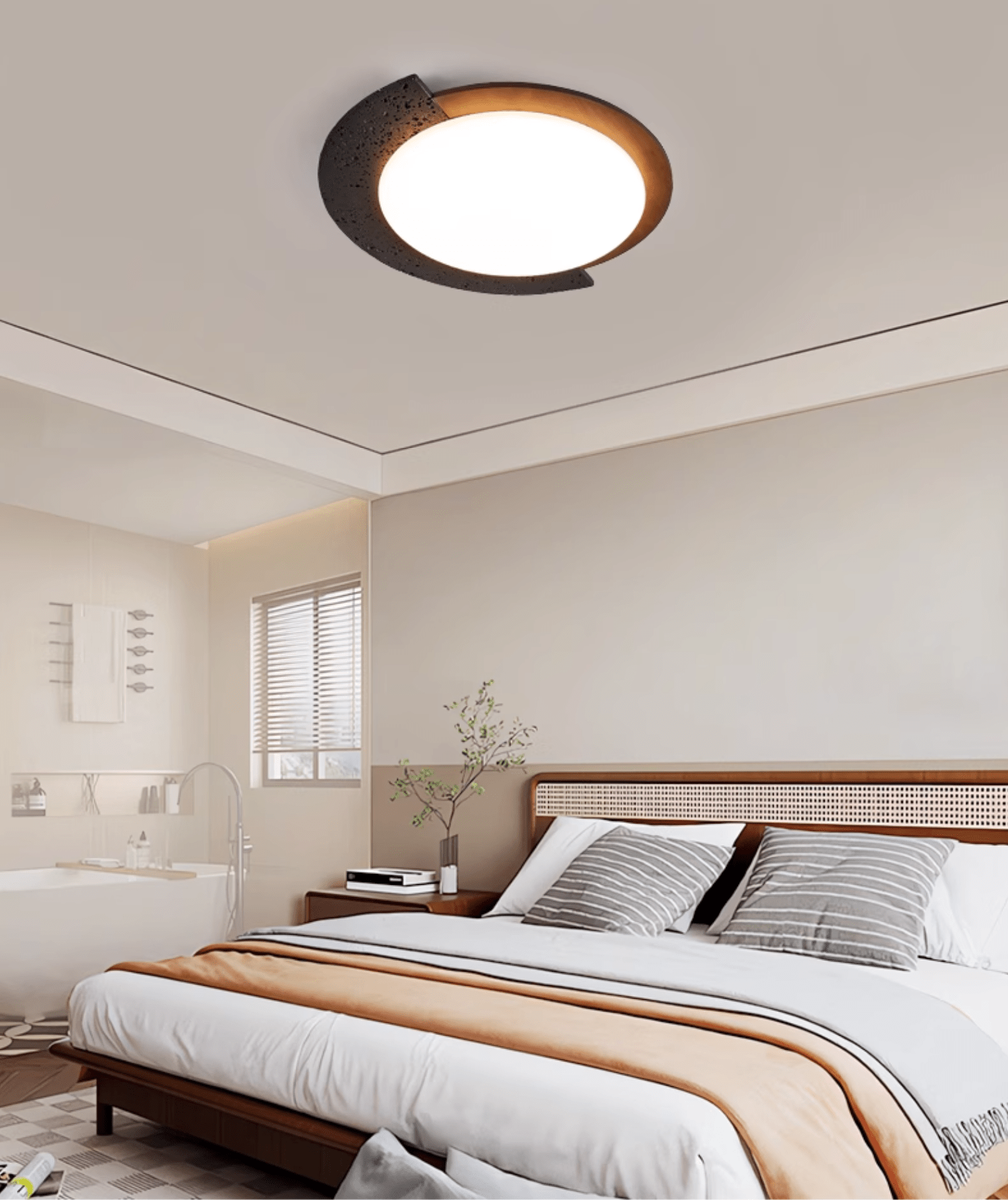 Blackhole Stone Ceiling Light detail view 8