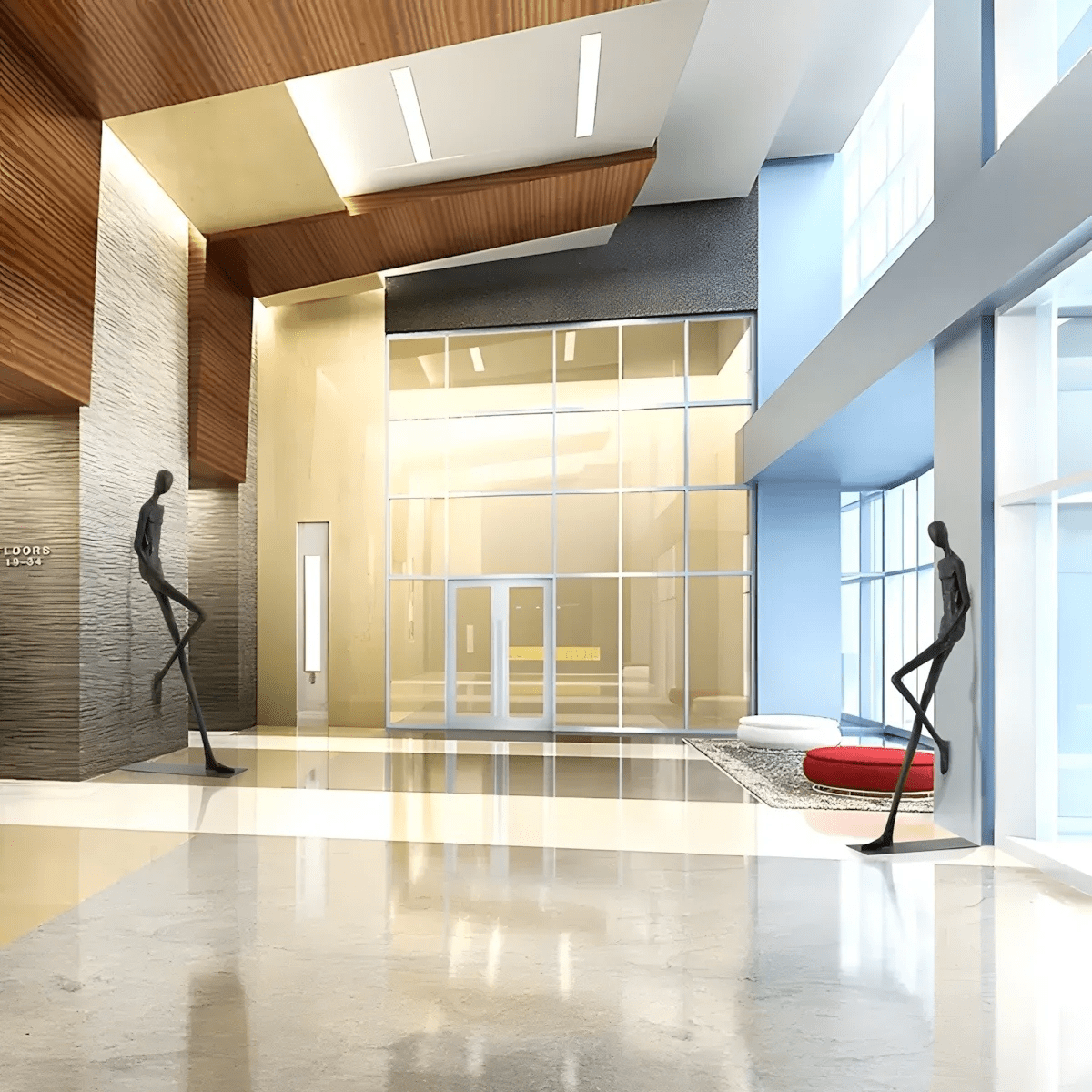 Lemvix Sculpture Floor Ornaments Floor Lamp