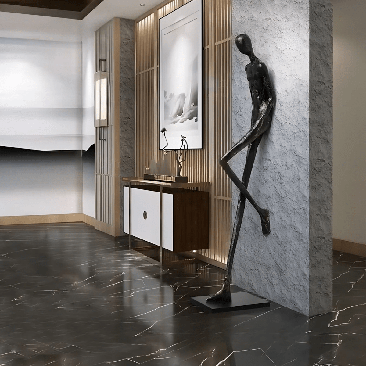 Lemvix Sculpture Floor Ornaments Floor Lamp