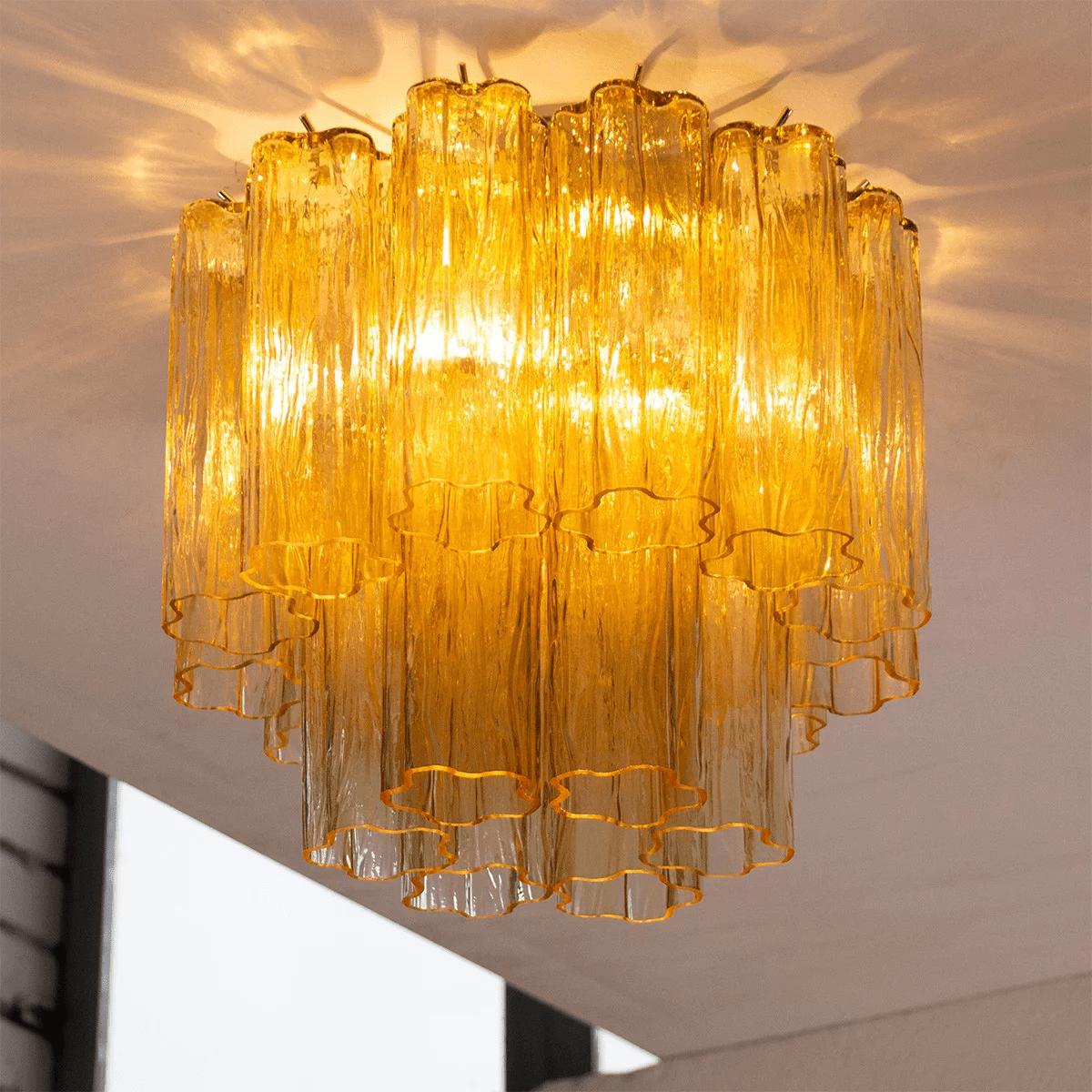 Murano Tubes Ceiling Light