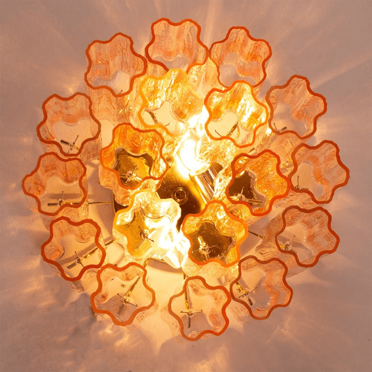 Murano Tubes Ceiling Light