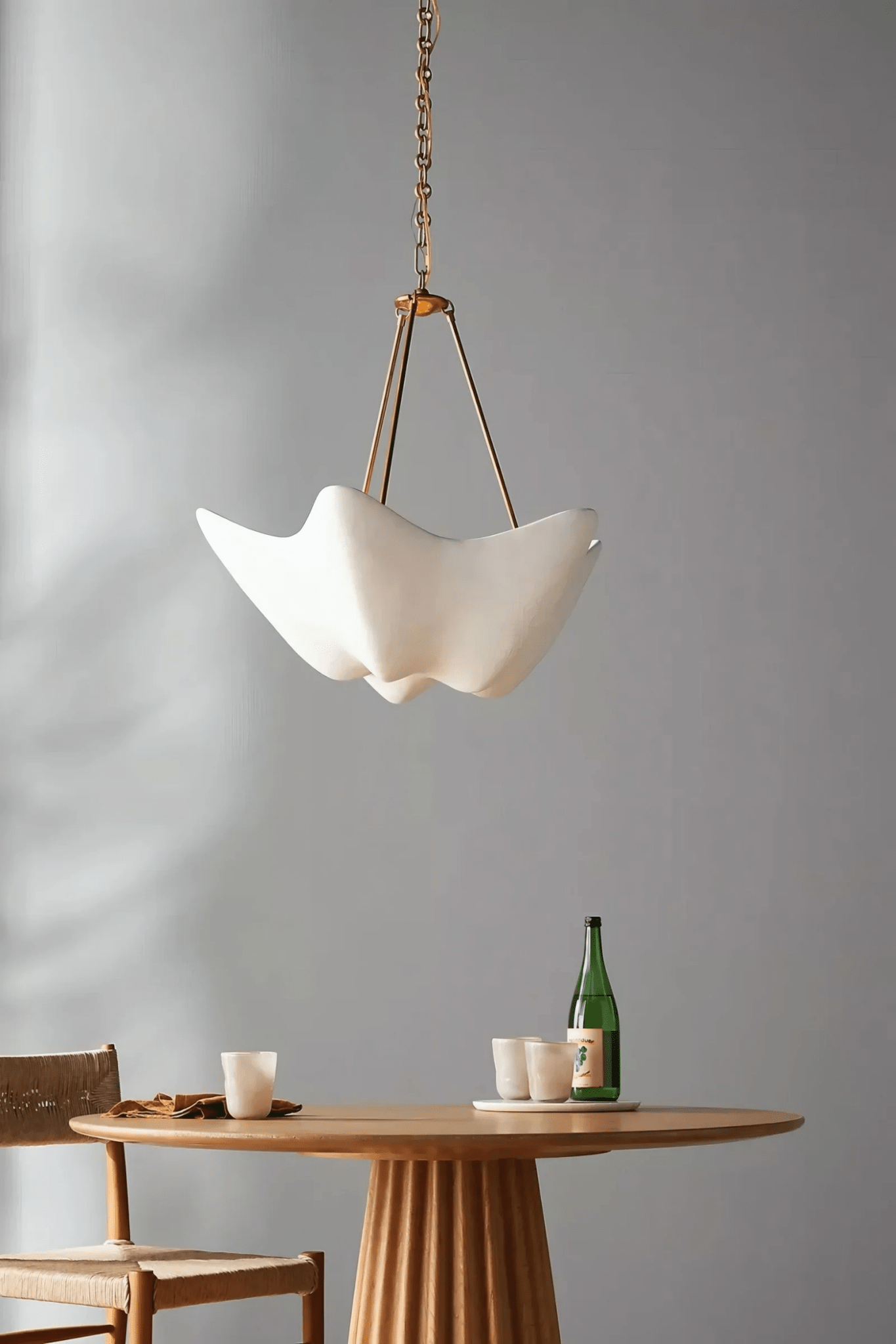 Chandelier detail image with finish, structure, and proportion visible