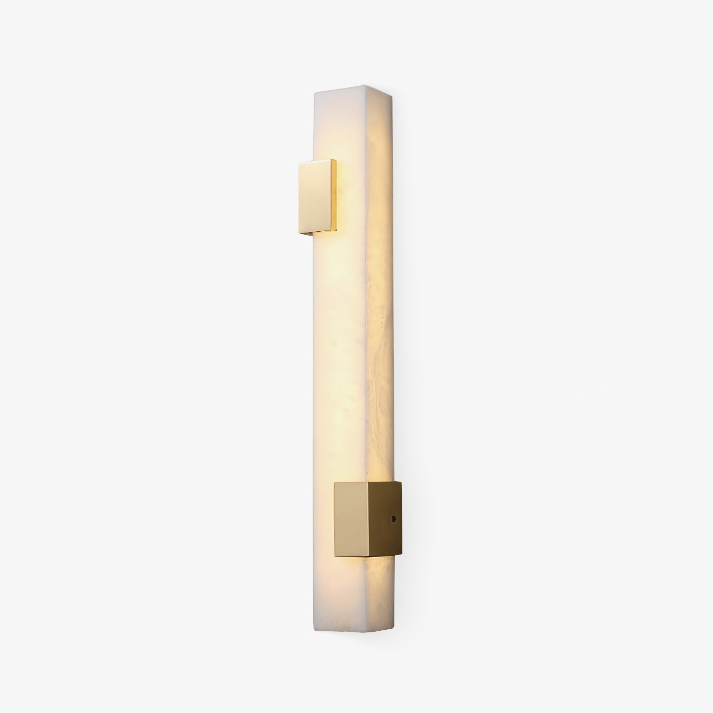 Lumen Bar Alabaster Wall Light, Hardwired Wall Sconce, detail 2