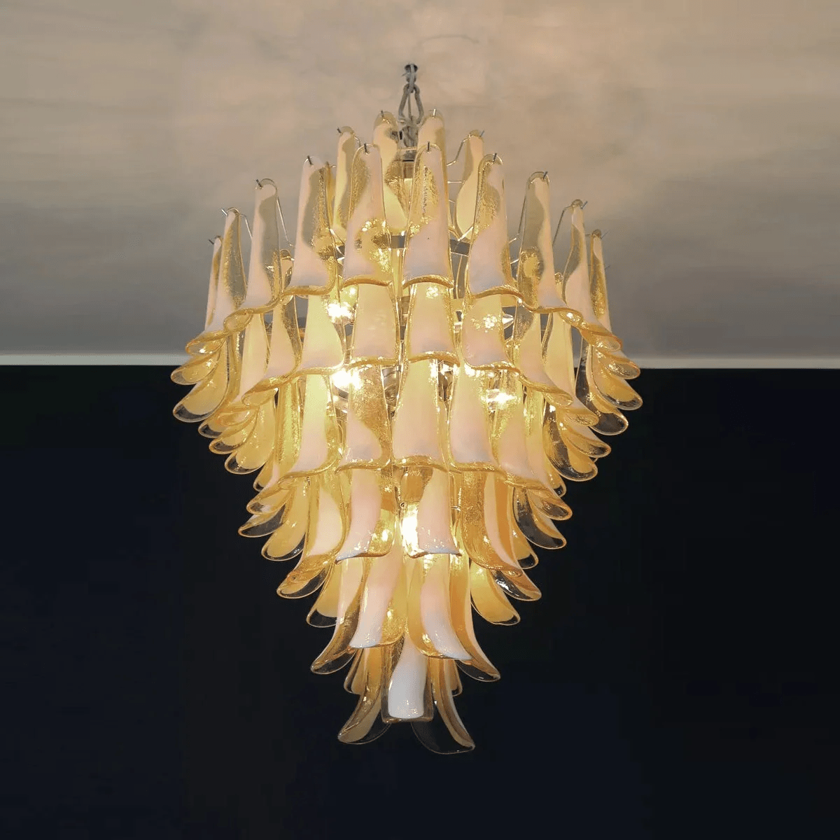 Dravina Glass Petals Chandelier