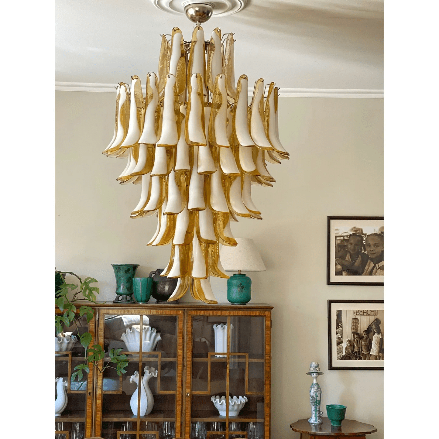 Dravina Glass Petals Chandelier