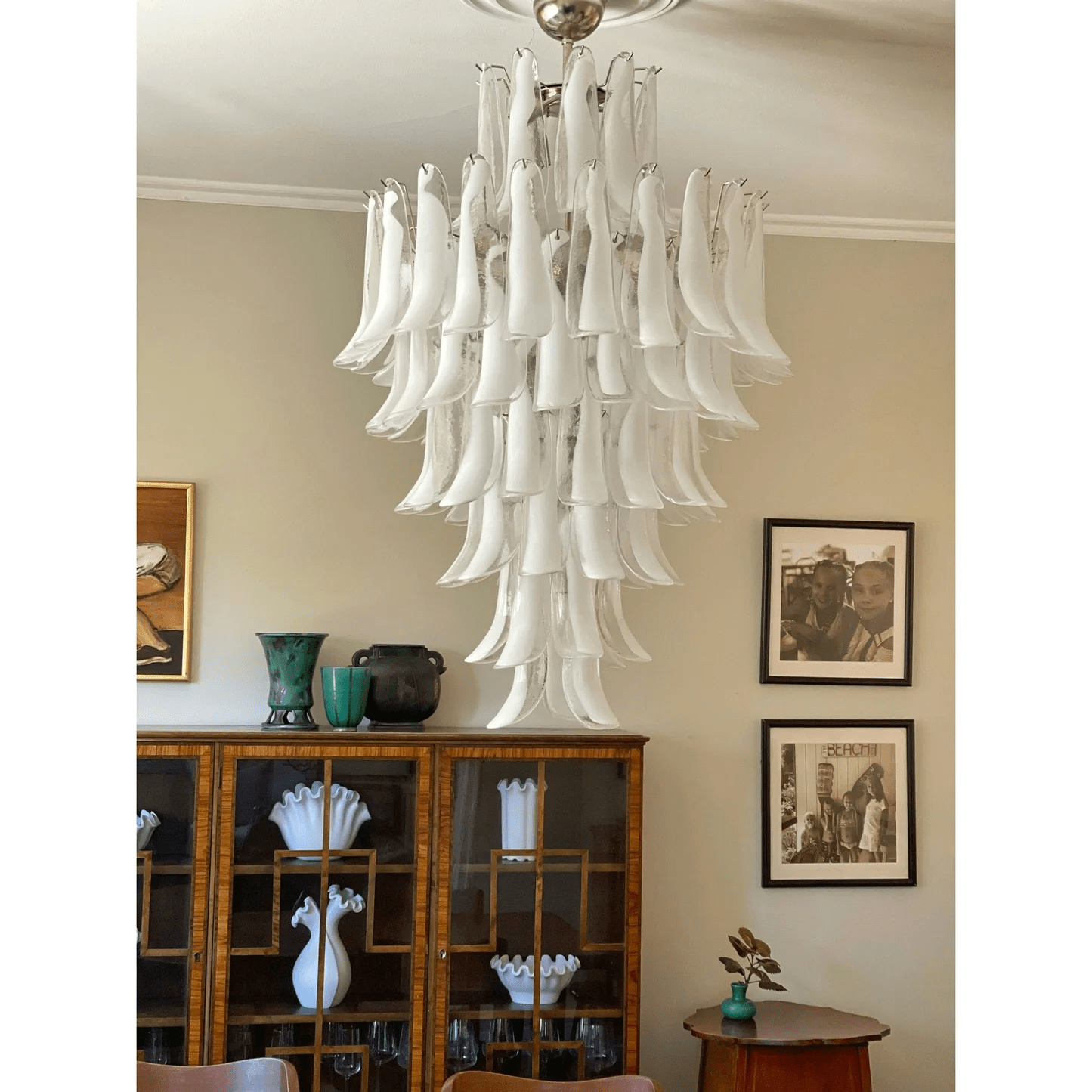 Dravina Glass Petals Chandelier