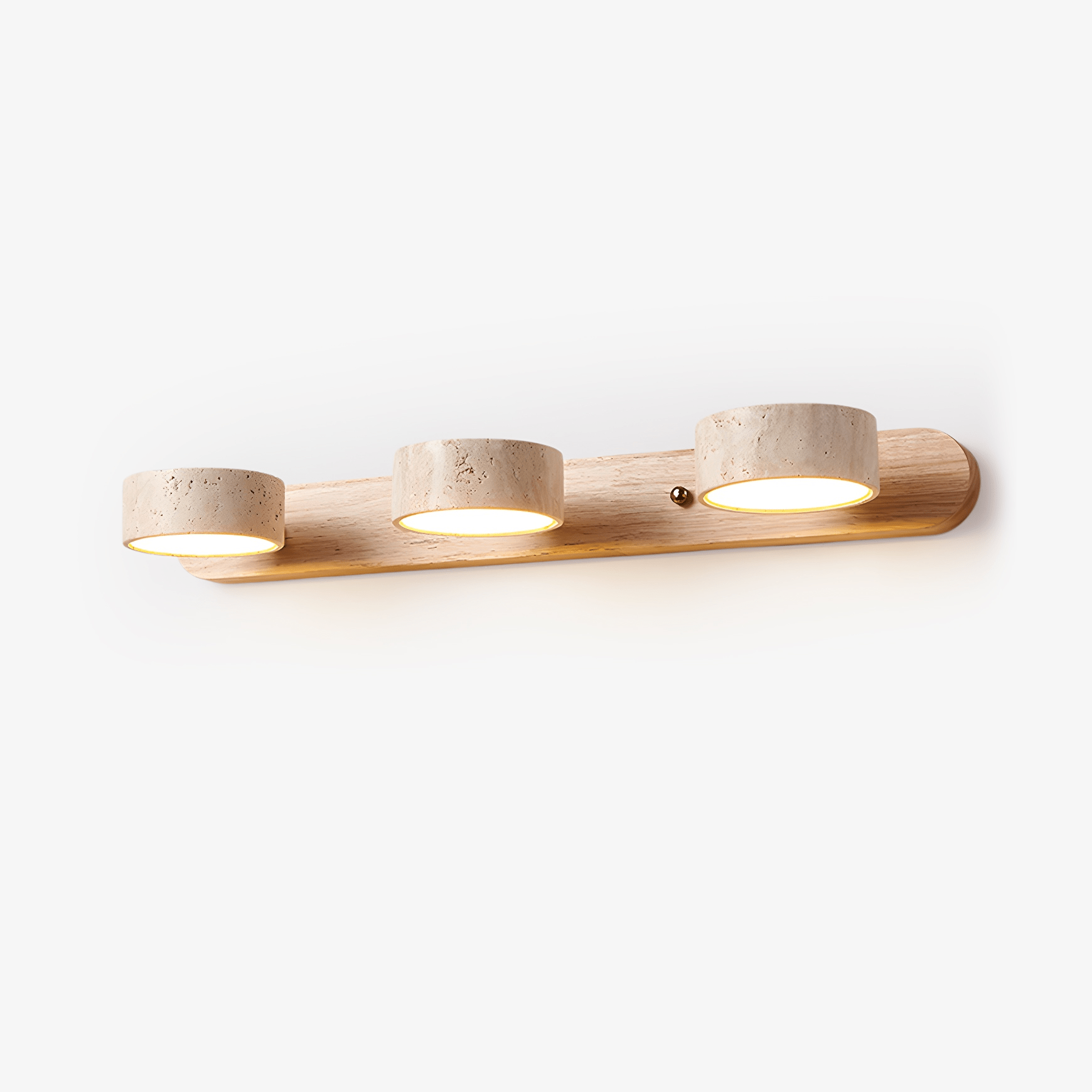 Travertine Duo Rechargeable Wall Light Vanity Light