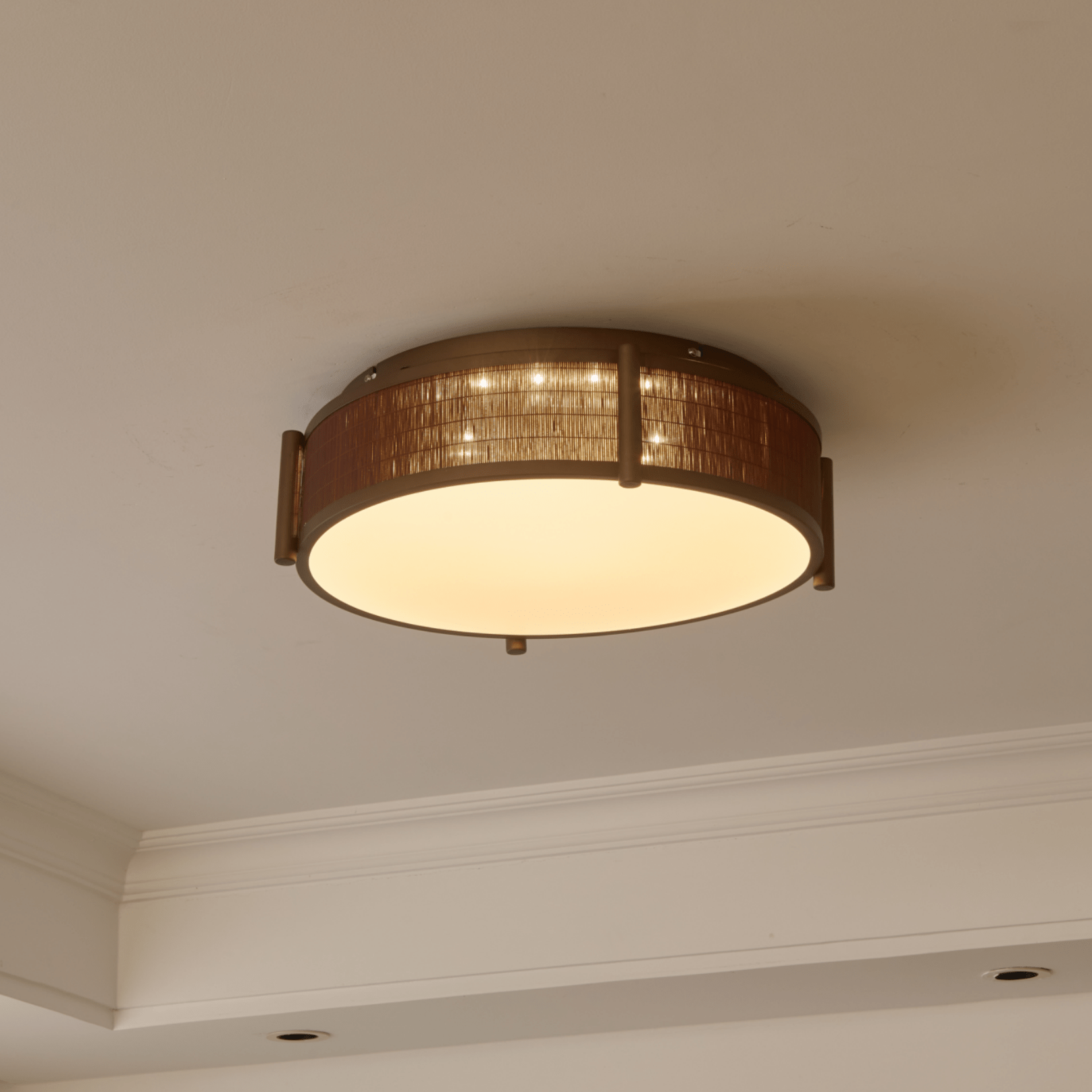 Bamboo Weave Ceiling Light