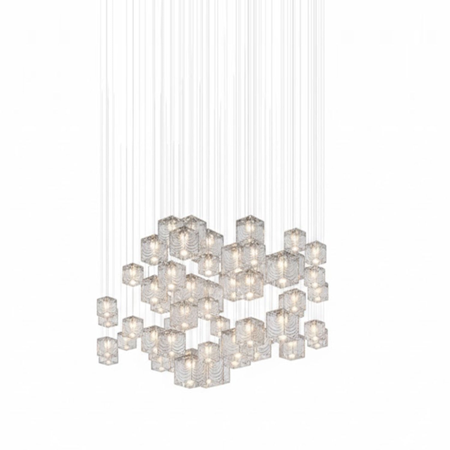 Crystal Pixels Customizable Chandelier