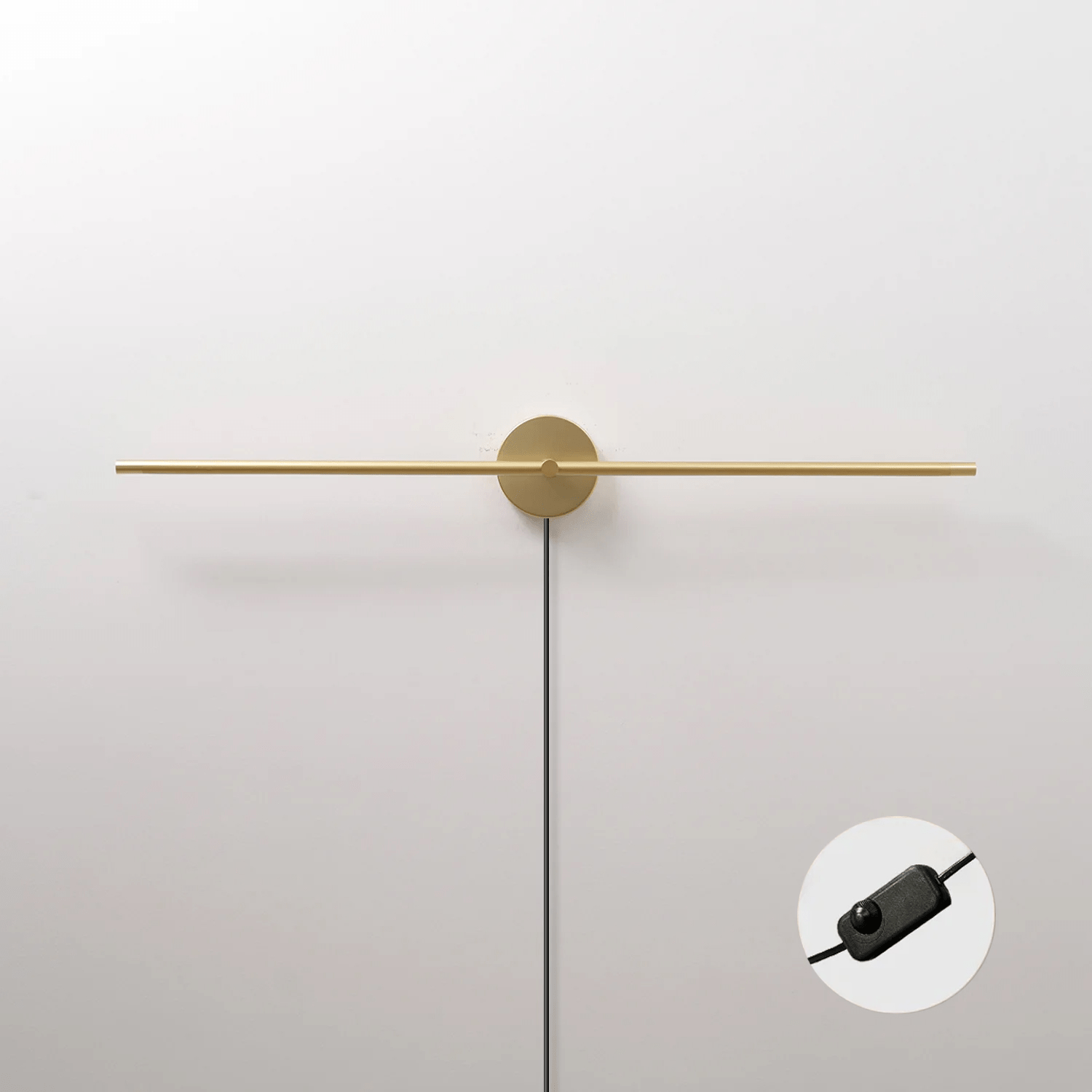 Minimalist Linear LED Plug-in Wall Lamp Vanity Light
