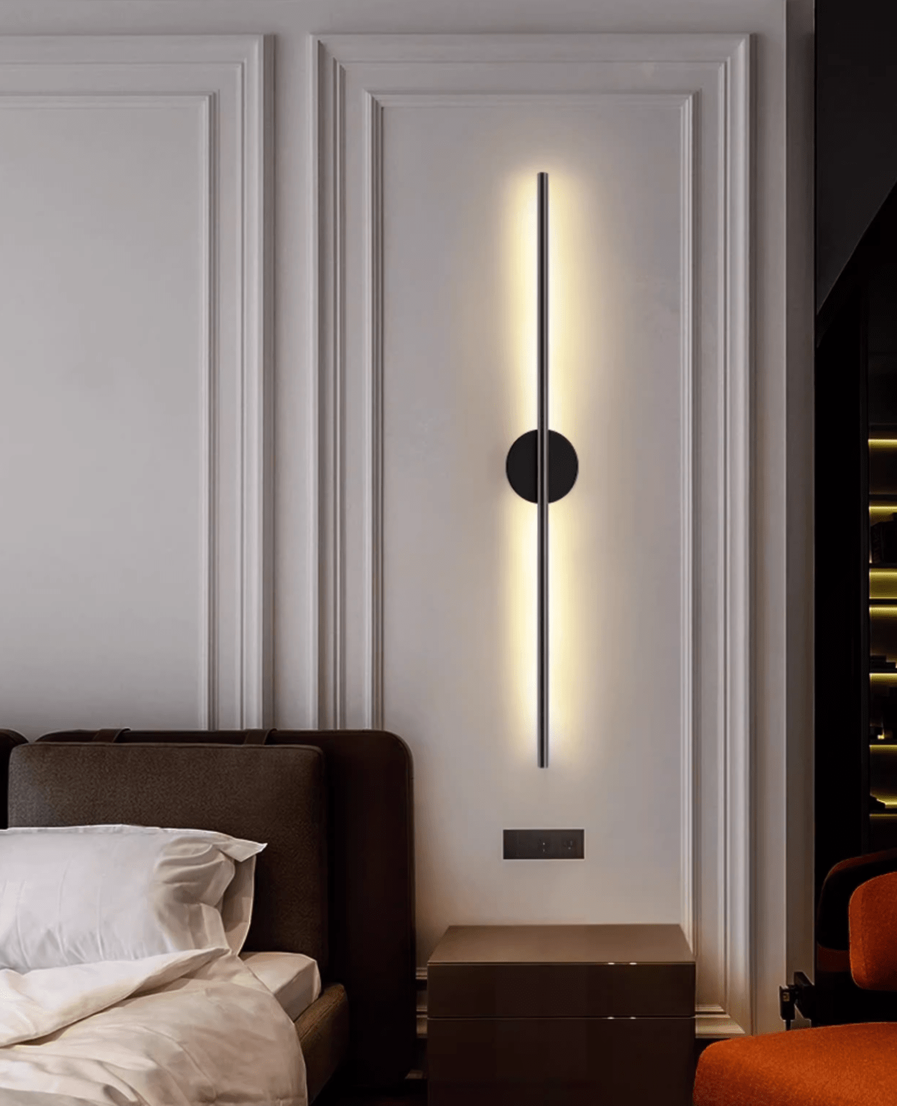 Volt Line Rechargeable Wall Light, Bathroom Wall Sconce, detail 11