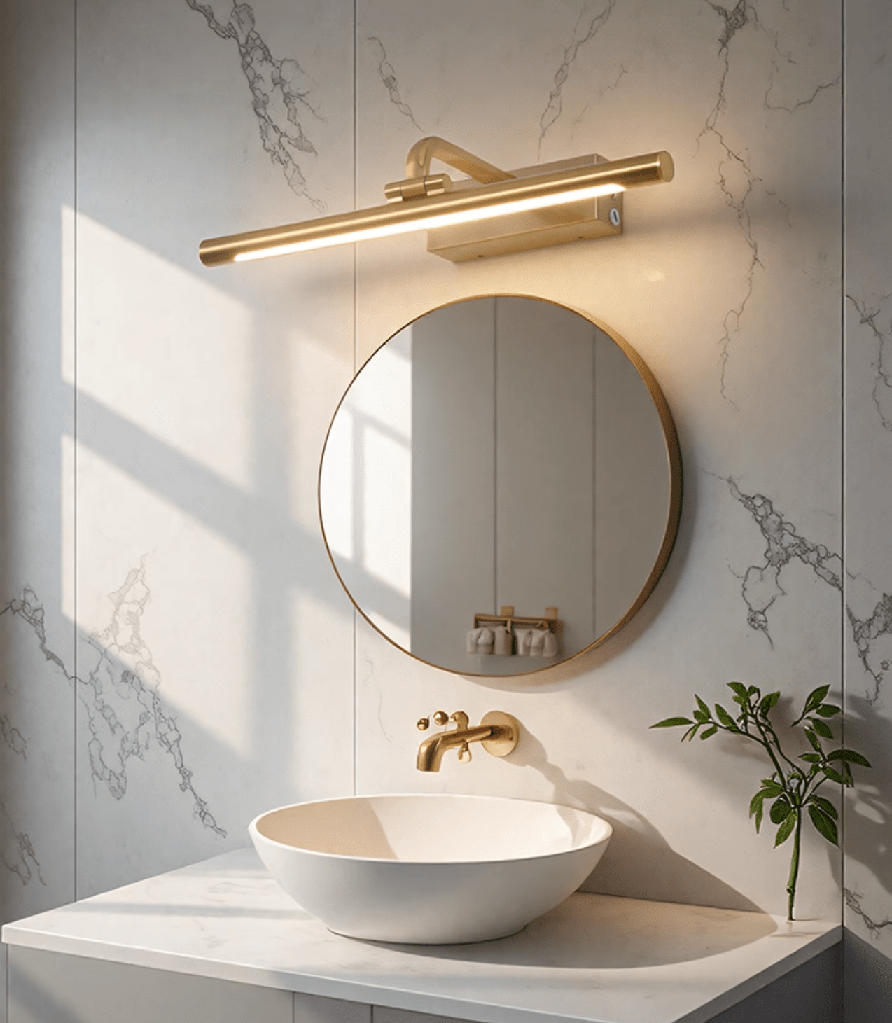 Brillan Frame Rechargeable Wall Light Vanity Light