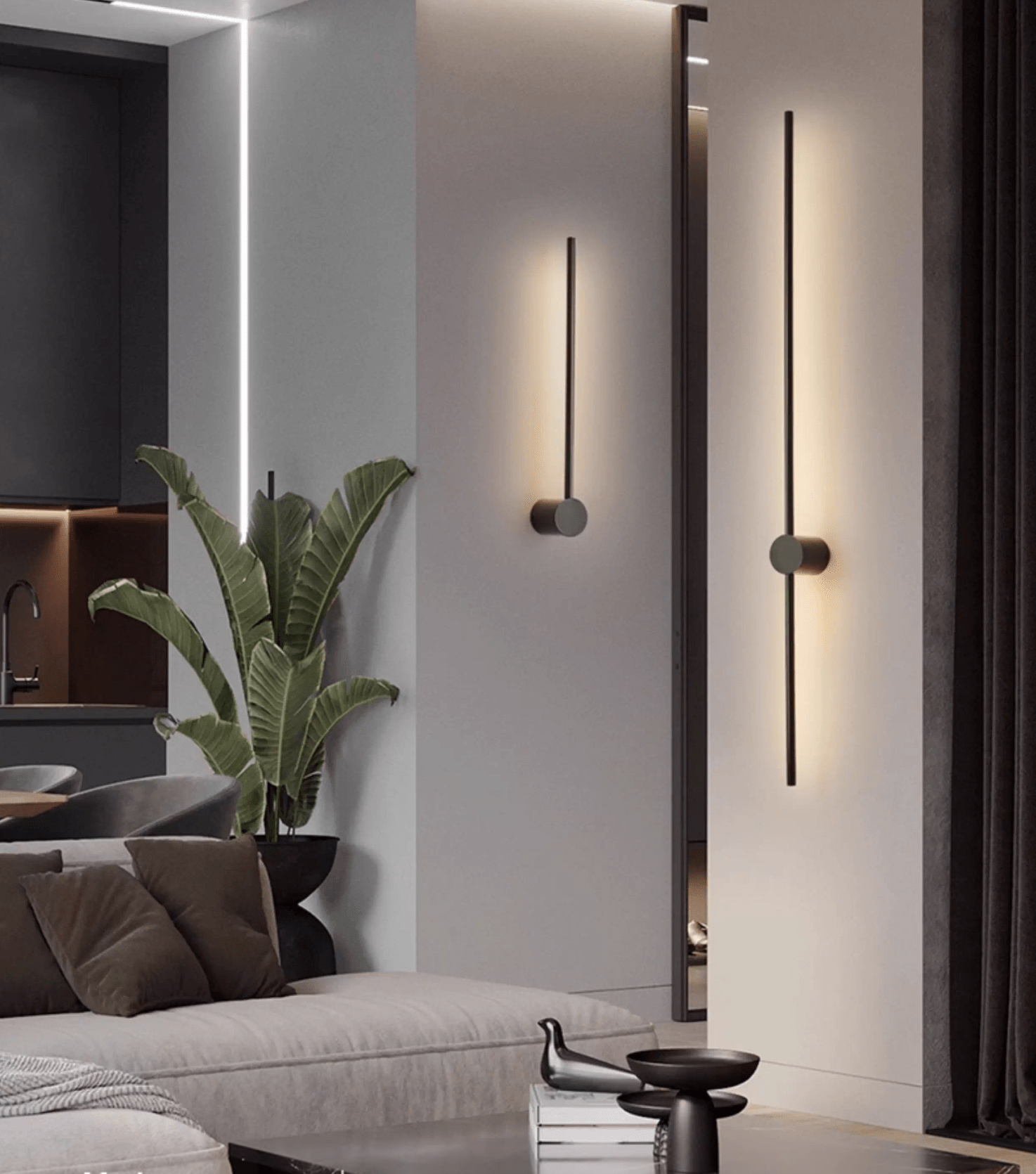 Luma Rod Portable Rechargeable Wall Light - Wall Lamp, Bathroom Wall Sconce, detail 9