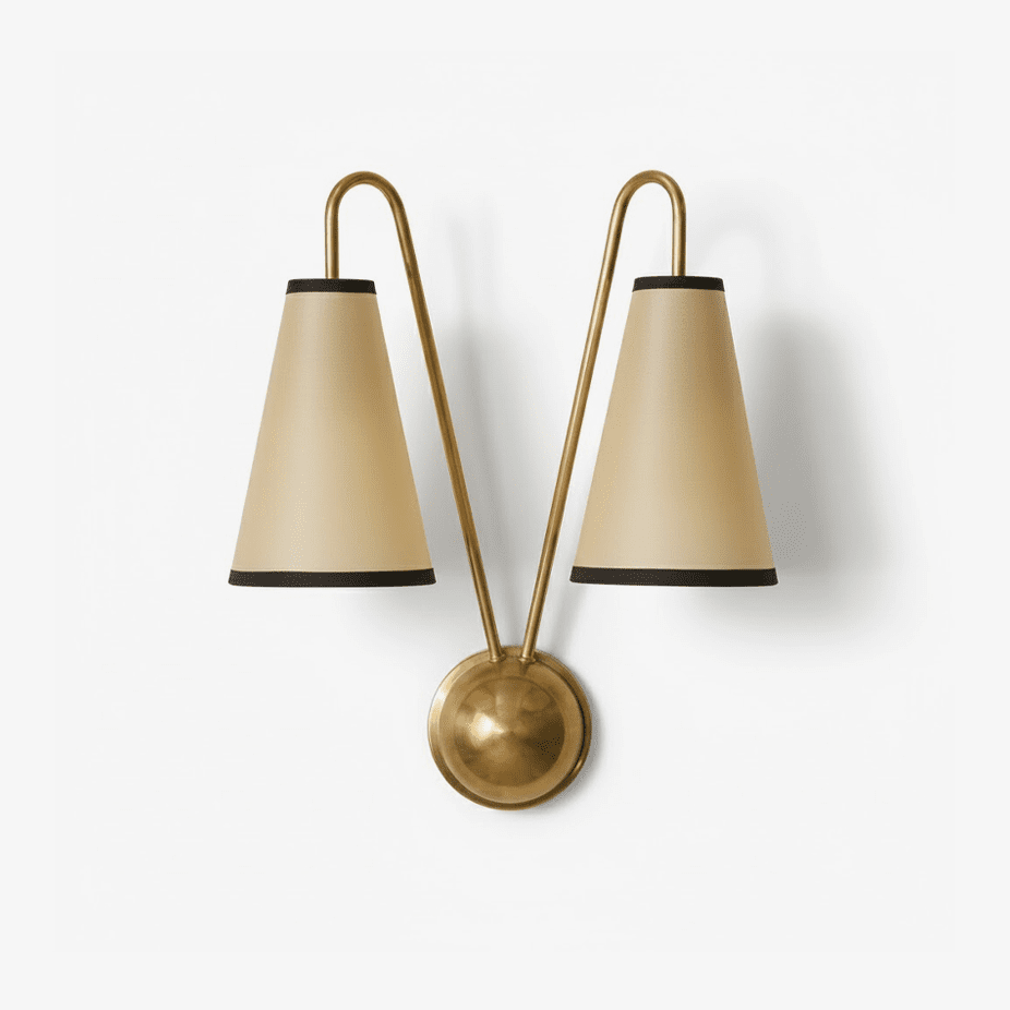 Vireo Twin Wall Light, Hardwired Wall Sconce, detail 2