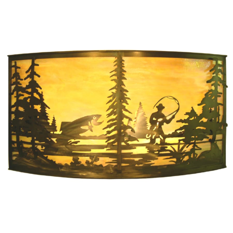 Tall Pines 4-Light Wall Washer with Mica Glass