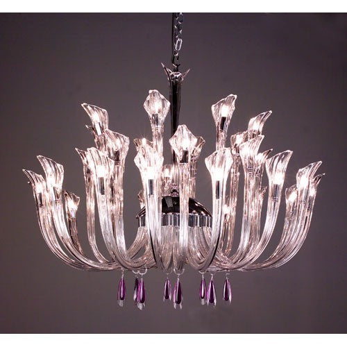 Inspiration Chrome Thirty Two-Light Chandelier