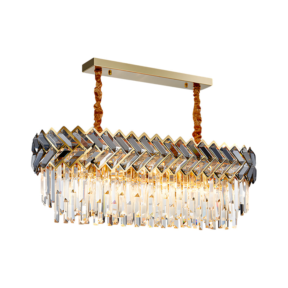 LED Dimmable Dining Room Crystal Chandelier