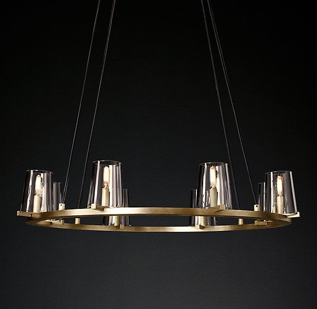 Modern Lights Metal Crystal Chandelier